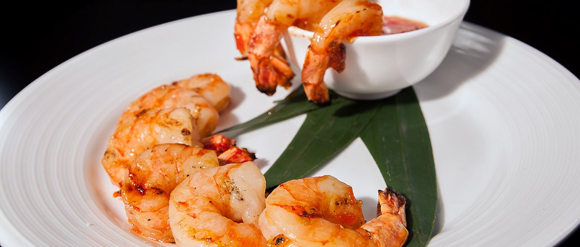 Plan A Special Event shrimp on a plate